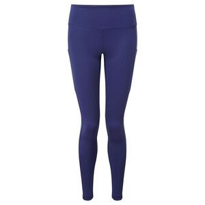 TriDri Womens/Ladies Acid Wash Performance Recycled Leggings / Navy